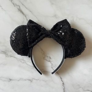Black Sequin Minnie Ears
